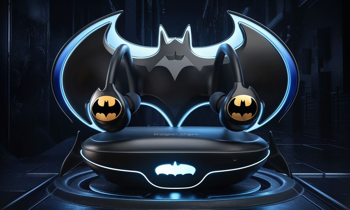 TheSpark Shop Batman Style Wireless Bluetooth Earbuds – A Fun Way to Listen to Music!