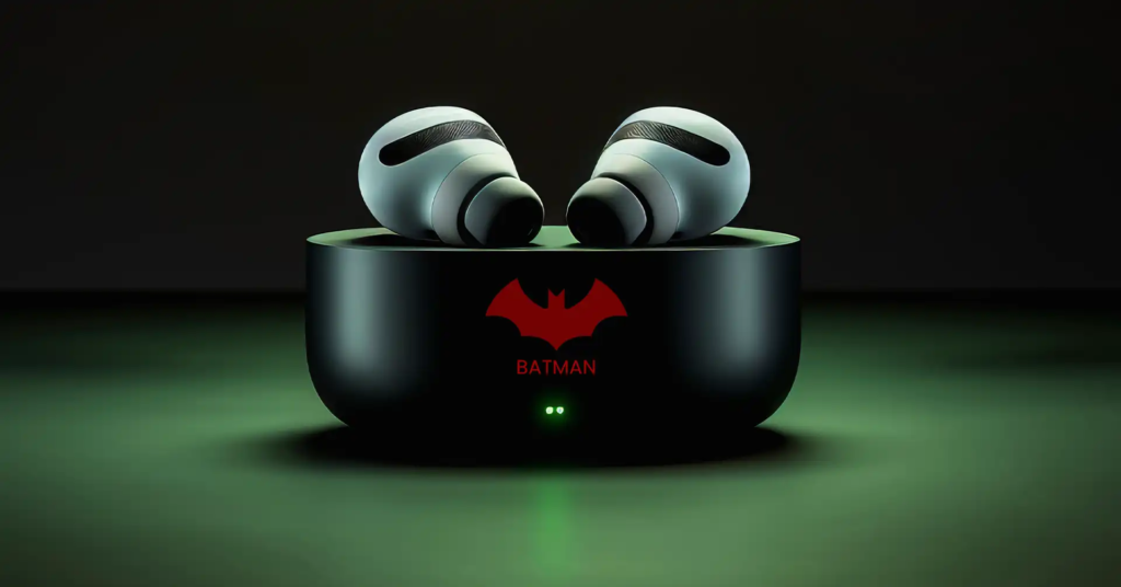 thespark shop batman style wireless bluetooth earbuds